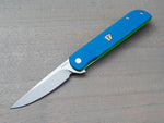 Finch Knife Co Cimarron Blue & Light Green 14C28N Blade