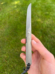 Boker Plus Nori Liner Lock Knife Titanium (3" Damascus) 01BO897DAM SN 8
