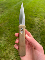 Pro-Tech Godson Automatic Knife Bronze Aluminum (3.15" Satin) 7110