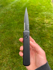 Pro-Tech SWAT Tactical Godfather Automatic Knife (4" Black Serr) 921SWAT-PS