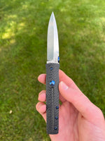 Boker Plus Icepick Dagger Knife Black Carbon Fiber (3.1" Satin)