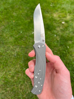 Benchmade 790 Subrosa Titanium Knife Spring Assist Monolock (Satin) Discontinued