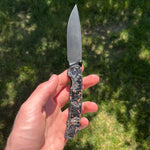 CIVIVI Imperium Liner Lock Knife Shredded CF/Copper (3.5" Black) C2106C