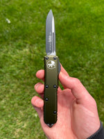 Microtech UTX-85 S/E OTF Automatic Knife OD Green (3.125" Black) 231-1OD